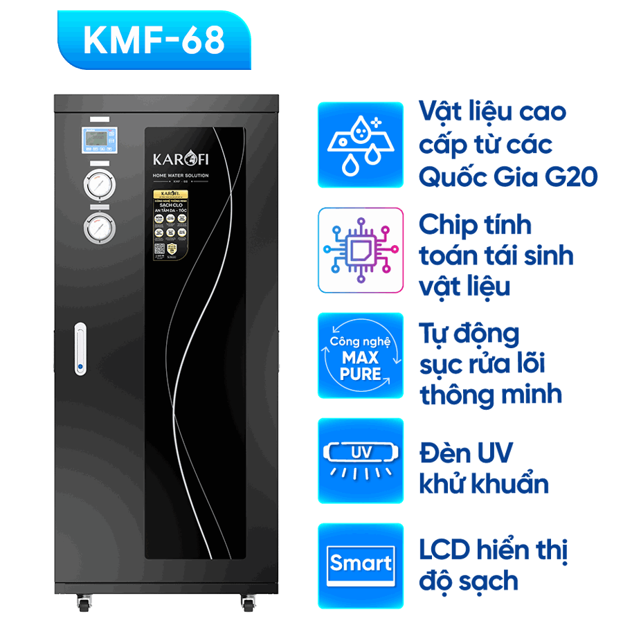 Lọc Tổng Trung Tâm Cao Cấp Karofi KMF-68